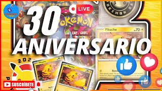 Pokémon 30 ANIVERSARIO ✨🤯 aperturas EN VIVO 🔴  estamos de regreso!!!