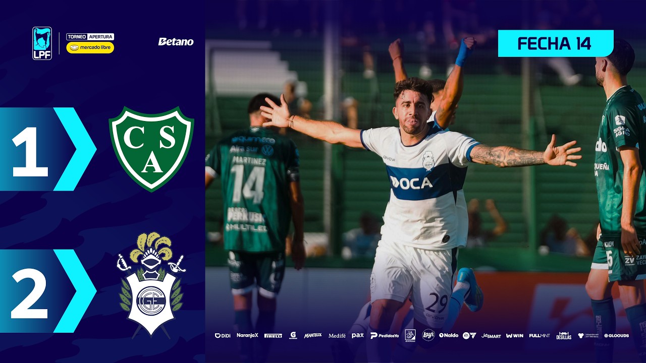 Sarmiento vs Gimnasia y Esgrima Highlights