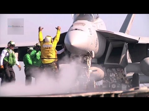 F/A-18E/F Super Hornet Catapult Launchs - USS Enterprise Flight Deck Operations