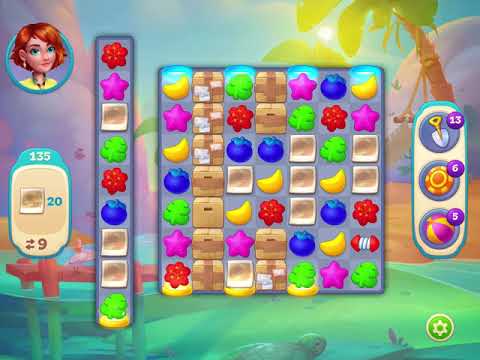 Hawaii Match-3 Mania - Level 135 - No Booster - FULL STORY - CaroGamesNL