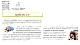 Debating Challenge 1 | Unit 16_1 | Spend or Save?