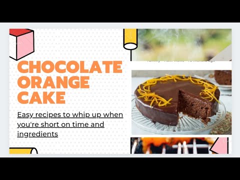 CHOCOLATE ORANGE CAKE | ADVAITA GARG