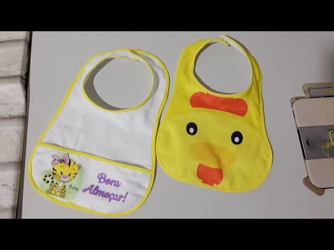 Babador de bebê , dois modelos facinho