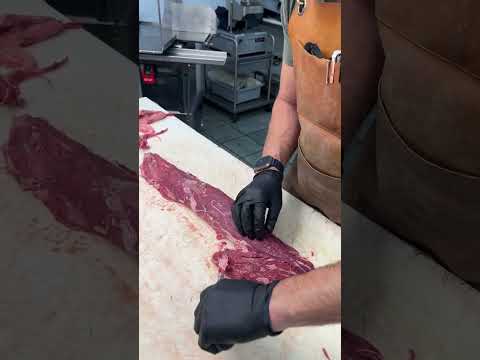 Valentine's Special: The Silver Fox Butcher showing how to Clean a Whole Beef Tenderloin