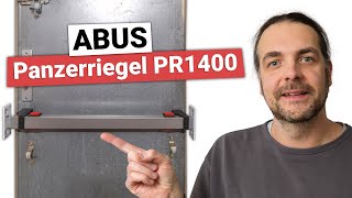 ABUS Panzerriegel PR1400 + PA1014 Montage: Tür nach außen öffnend