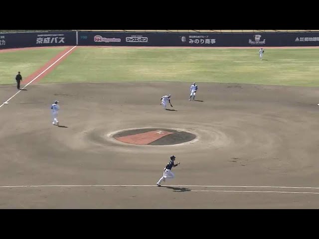 【ファーム】ファイターズ・佐藤龍世のファインプレーで初回のピンチを切り抜ける!! 2022年4月8日  北海道日本ハムファイターズ 対 東京ヤクルトスワローズ