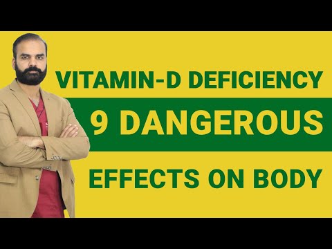 Vitamin D deficiency - 9 Dangerous Effects on Body - Symptoms, and treatment of vitamin D Deficiency