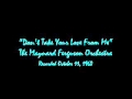 Maynard Ferguson Orchestra -- "Don't Take Your Love From Me"