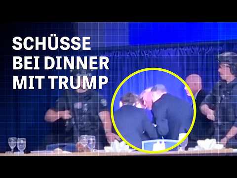 Was über die Schüsse beim Korrespondentendinner mit Donald Trump bekannt ist