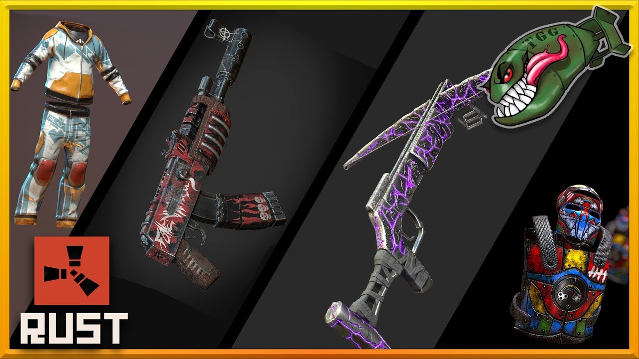 Rust Top Skins | Vampire Crossy, No Mercy Python, Dragonborn Rev, HQ Sets Galore! #54 (Skin Picks)