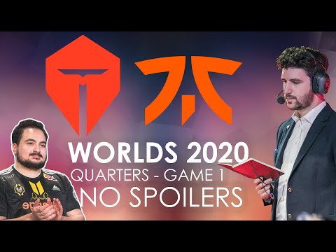 FNC vs TES Game 1 Worlds Quarterfinals 2020 Day 2 with Jiizuké - YamatoCannon League of Legends