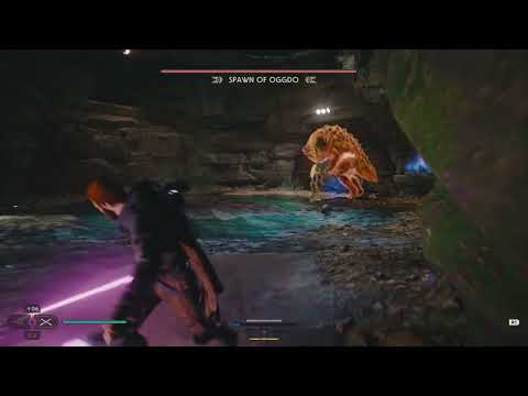 How to cheese Spawn of Oggdo - Jedi Survivor