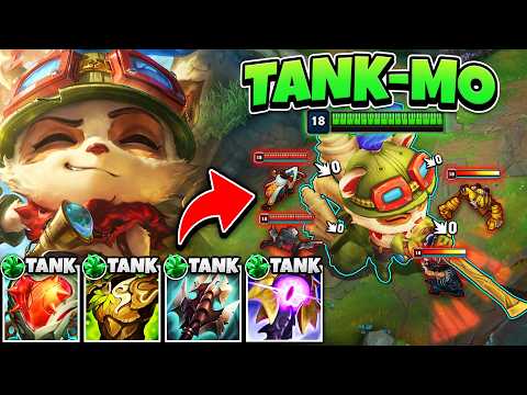 I BROKE THE TEEMO HP RECORD WITH 10,000 HEALTH! (TANK-MO IS BROKEN)