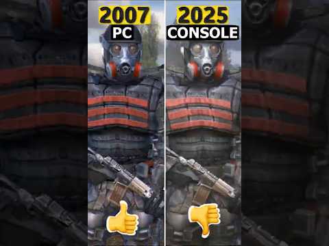 ☢️ STALKER AI: 2007 PC vs 2025 Console 😭 18 Years Ago Was Better #Shorts #Stalker #games