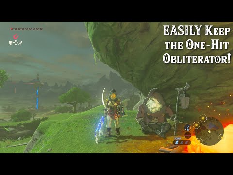 The EASIEST Way To Keep the One-Hit Obliterator in the Legend of Zelda Breath of the Wild!