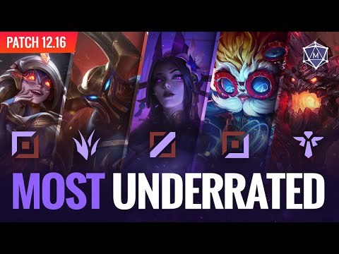 10 MOST UNDERRATED Champions in League of Legends Season 12!