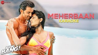 Meherbaan  - Karaoke + Lyrics (Instrumental)  BANG