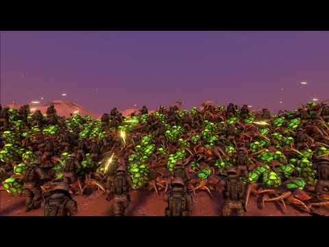 Modern Soldiers Try to Defend a City from Alien Invasion - Ultimate Epic Battle Simulator