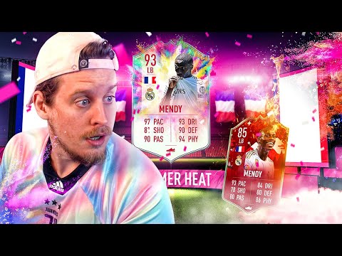 THIS CARD IS IMPOSSIBLE! 93 SUMMER HEAT MENDY PLAYER REVIEW! FIFA 20 Ultimate Team