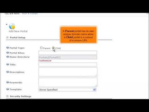 How to Host Multiple Portals in the Same DotNetNuke Installation - ISPAZE.COM