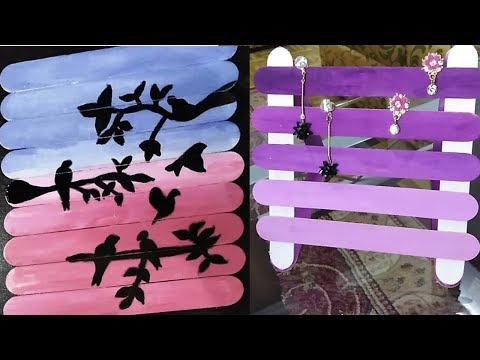 DIY ICE CREAM STICK IDEAS!!!!