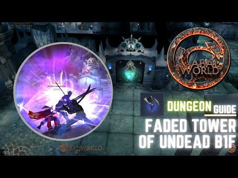 CABAL WORLD - Faded Tower of Undead B1F Dungeon - Walk Through [Guide] Epaulet of Dead B1F