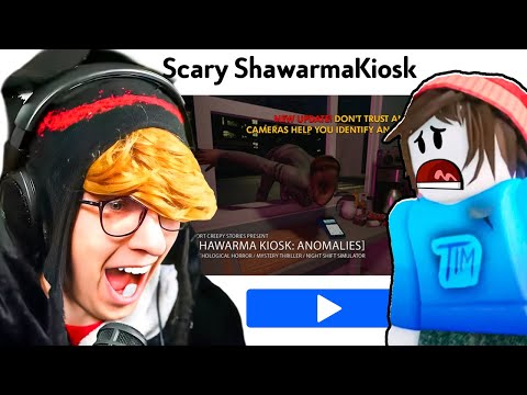 KreekCraft & Tim Play Roblox Scary Shawarma