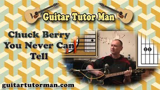 You Never Can Tell - Chuck Berry - Acoustic Guitar Lesson (easy)