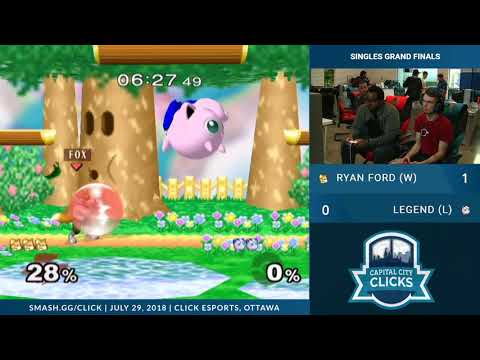 Capital City Clicks — Singles GF — Ryan Ford vs Legend