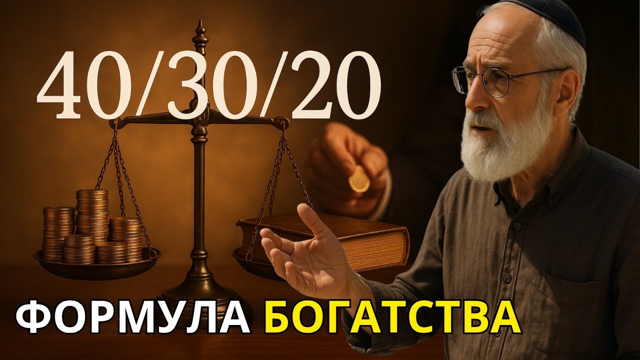 Об этом никому не рассказывали — 40/30/20, настоящая формула богатой жизни | Еврейская мудрость