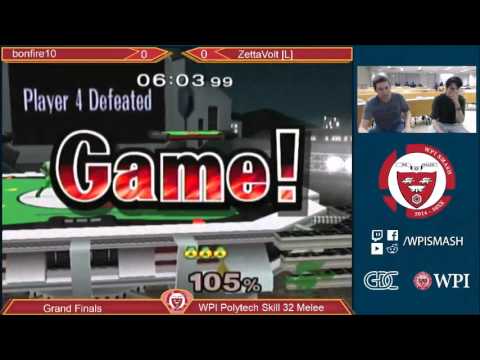 WPI PTS 32 - bonfire10 (Sheik) vs ZettaVolt (Fox) - Melee - Grand Finals