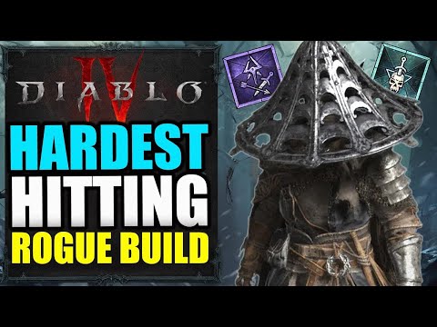 HARDEST HITTING (200MILL CRIT) BUILD FOR TIER 100 NIGHTMARE - Shadow Ice Rogue Build - Diablo 4 Meta