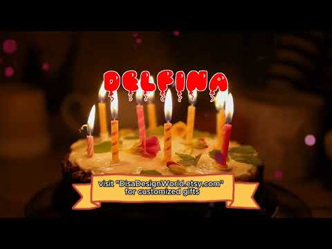Happy Birthday DELFINA   Happy Birthday Song   Birthday Wishes   Birthday Party