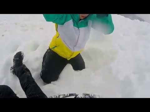 Distractie cu GoPro-ul in zapada!