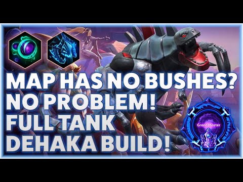 Dehaka Adaptation - MAP HAS NO BUSHES? NO PROBLEM! FULL TANK DEHAKA BUILD! - Grandmaster Storm Leagu