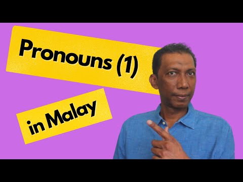 Pronouns (Part 1) in Malay - Learn To Speak Malay