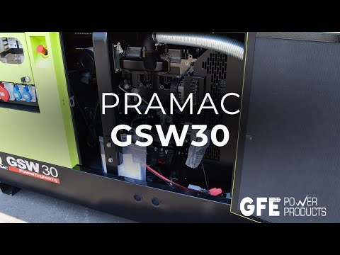 Pramac GSW30 diesel generator - Product video