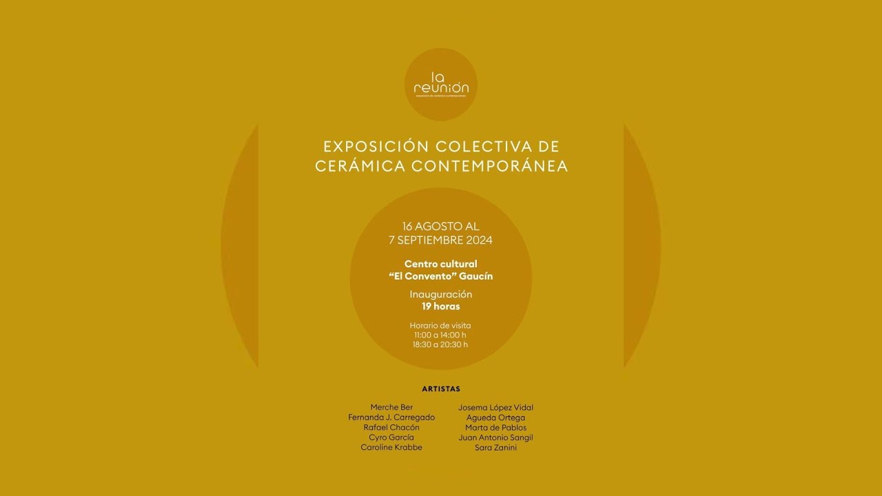 Exposición colectiva de cerámica contemporánea en Gaucín