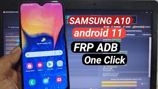 Samsung A10 Android 11 FRP Google Accounts Bypass One Click | Frp Adb Unlocktool