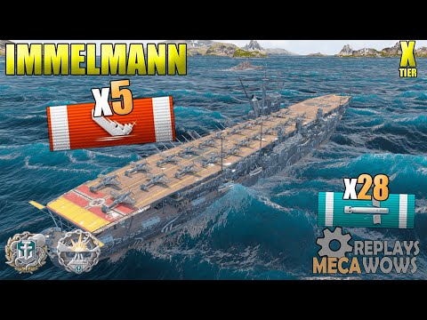 Max Immelmann 5 Kills & 153k Damage | World of Warships Gameplay 4k