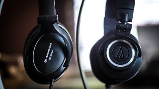 Video thumbnail for Sennheiser HD 380 Pro VS Audio Technica ATH M50x by Oliver J Hughes