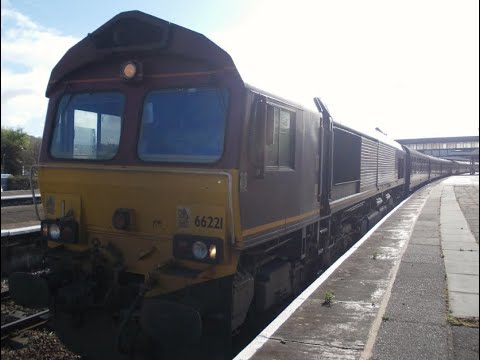 #12: DB Schenker Class 66221 passes Llandudno Junction & Colwyn Bay (13/05/13)