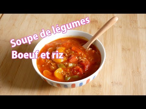 Soupe viande hachée et légumes ECONOMIQUE 🍲