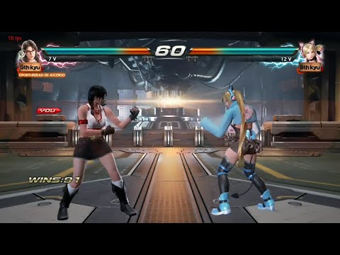 666_1 Julia vs Lucky Chloe - Tekken 7 ( Uchiha x24 ) sin Grafica