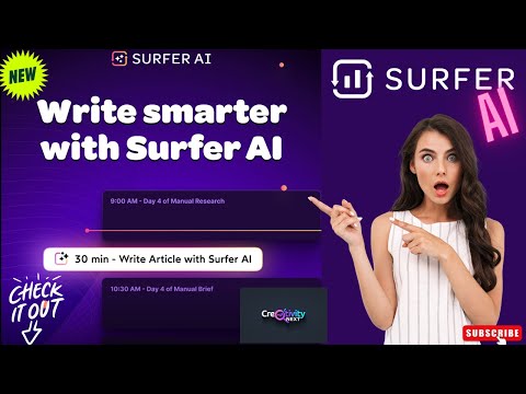 Write SEO Optimized Articles in Minutes with Surfer Ai from Surfer SEO 2023