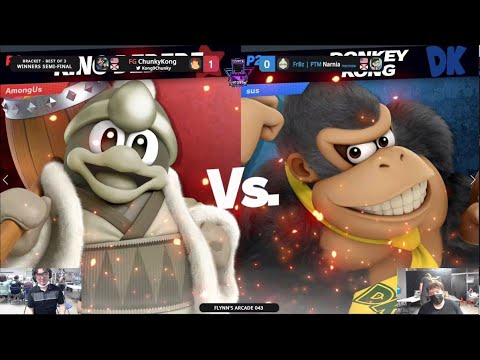 Flynn's Arcade 043 Winners Semis - ChunkyKong (Donkey Kong) Vs. Narnia (King Dedede) SSBU ULTIMATE