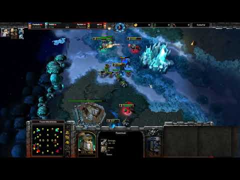 Romantic (HU) TH000 (UD) vs Fly100% (ORC) Infi (HU) - WarCraft 3 - 2v2 -WC4331