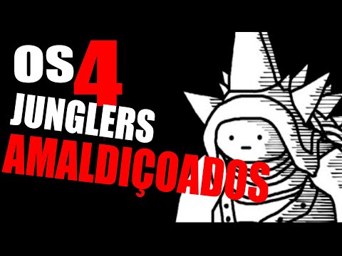 OS 4 CAMPEÕES MAIS "DANE-SE" DO LOL (versão jungle socador de pedra)