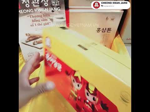 Video Chi Tiết Nước Hồng Sâm Trẻ Em KGC Cheong Kwan Jang Số 1