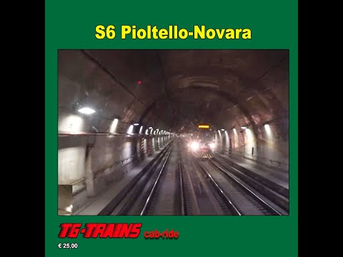S6 Pioltello-Novara, in cabina di guida del TSR